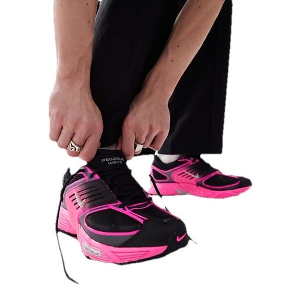 Nike Air Pegasus Wave Black Hot Pink Blast IB0612-007 Men\'s Sz 14 48.5 Running main image 8